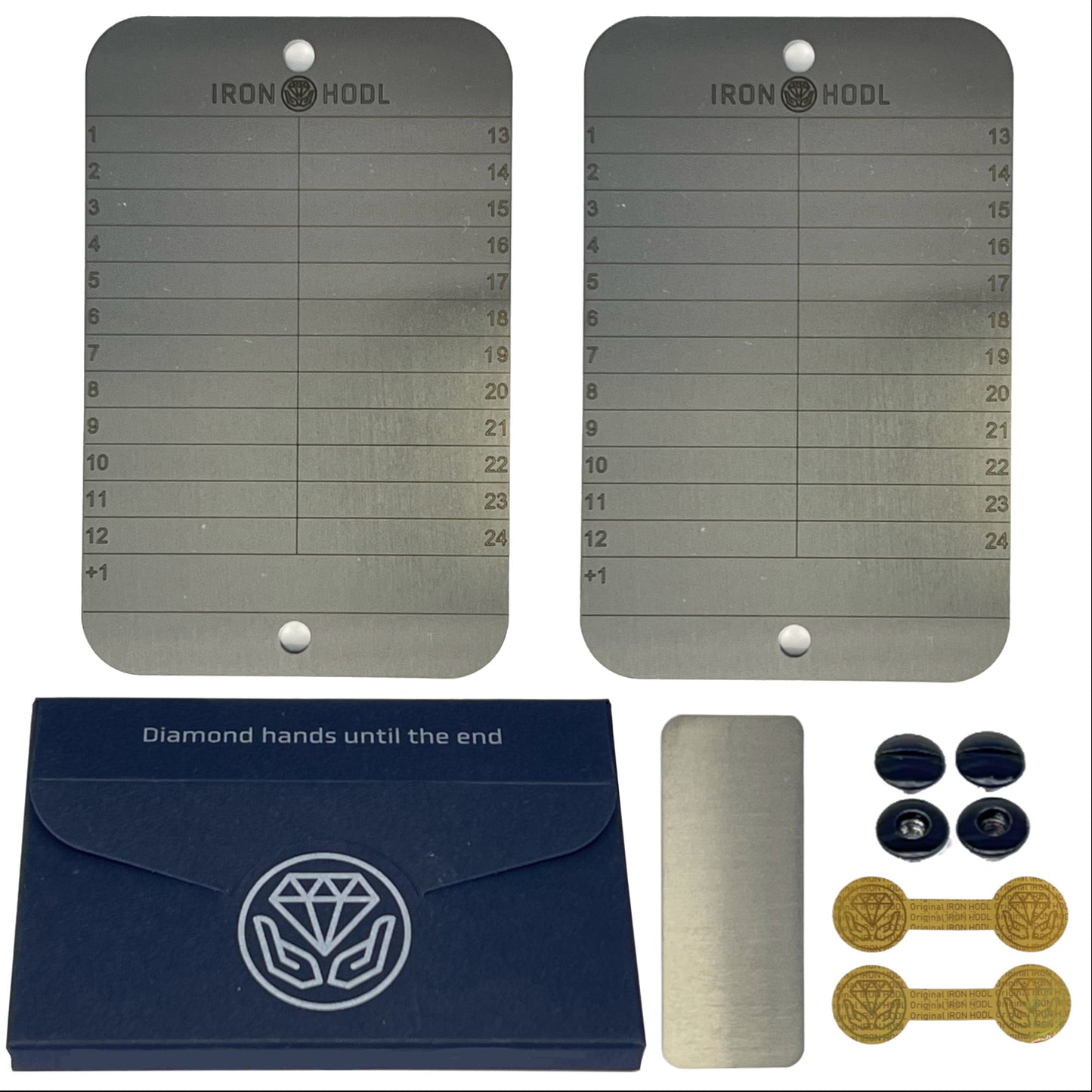 Bitcoin Steel Wallet 24 Woerter