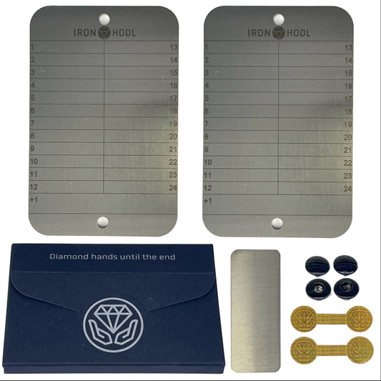Bitcoin Steel Wallet 24 Woerter