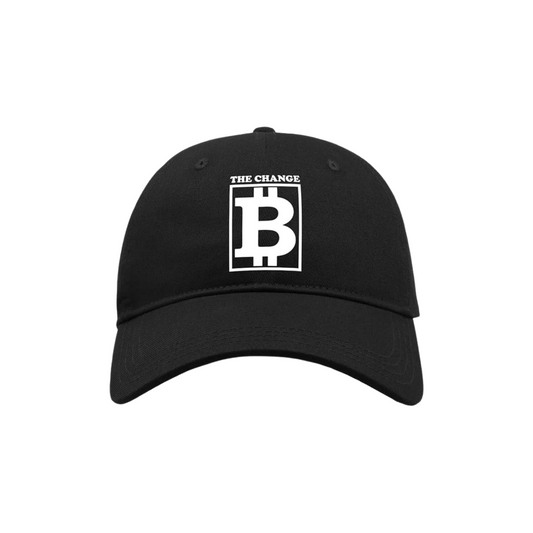 Adjustable Unisex Baseball Cap with Bitcoin Logo - One Size