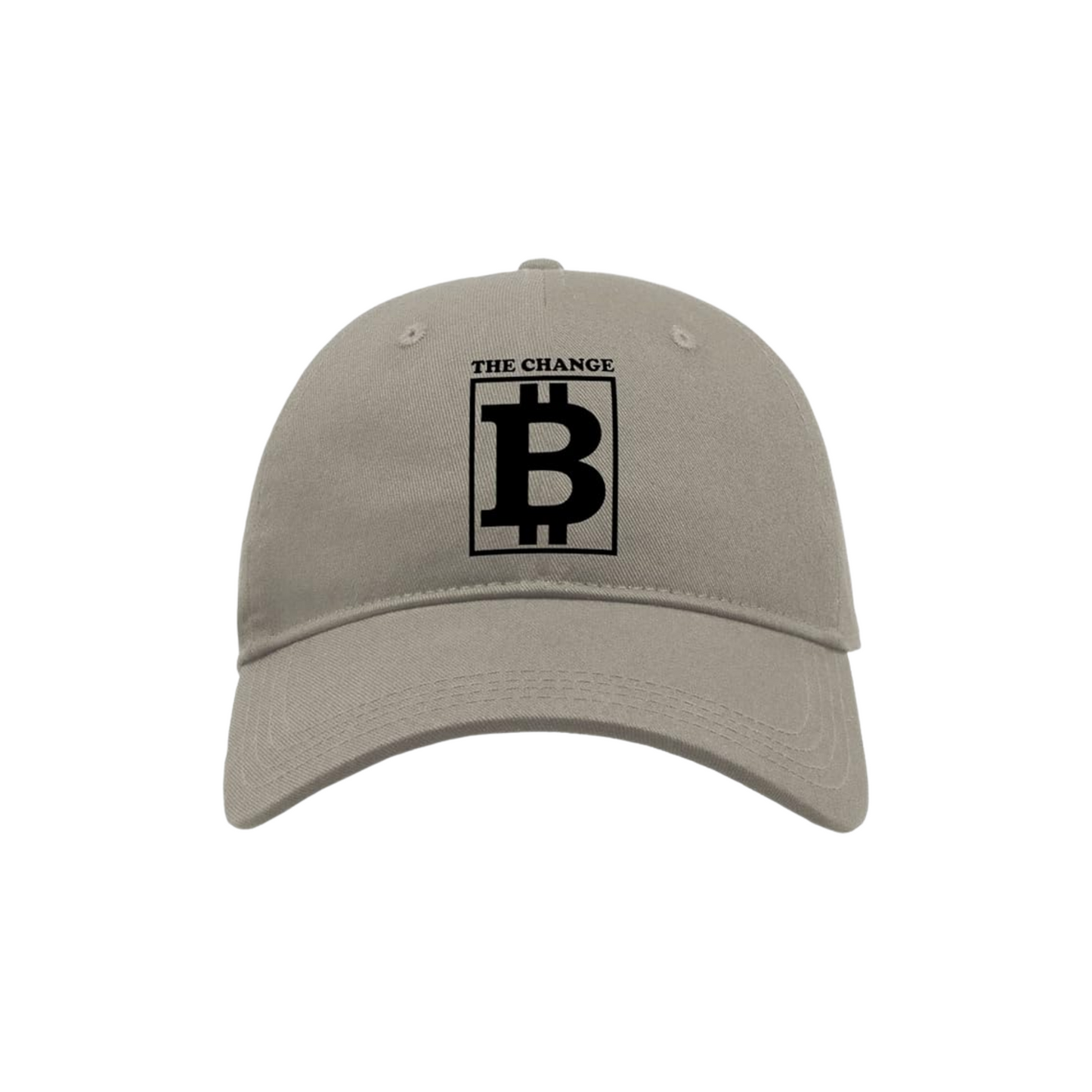 Adjustable Unisex Baseball Cap with Bitcoin Logo - One Size