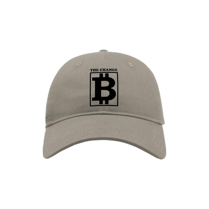 Adjustable Unisex Baseball Cap with Bitcoin Logo - One Size